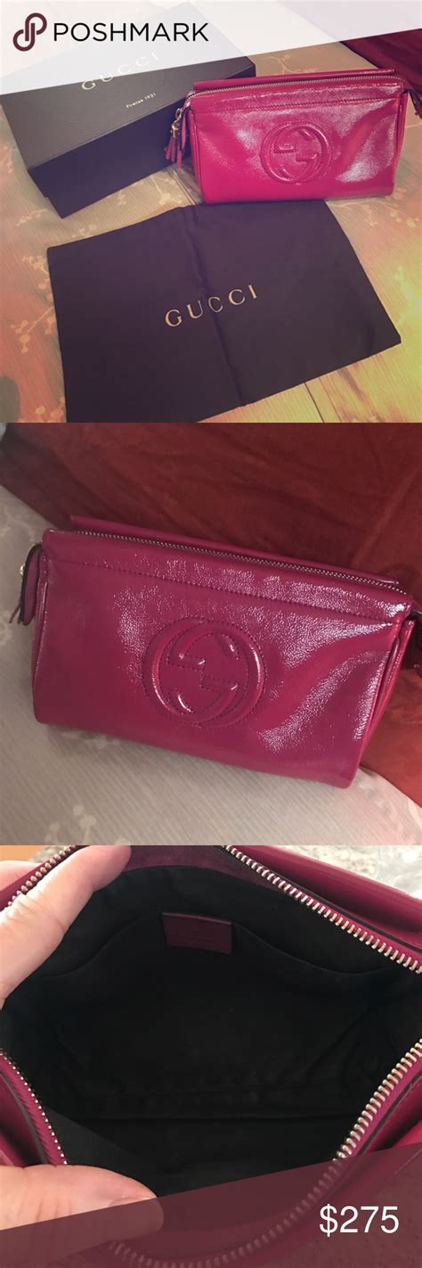 gucci pink makeup bag